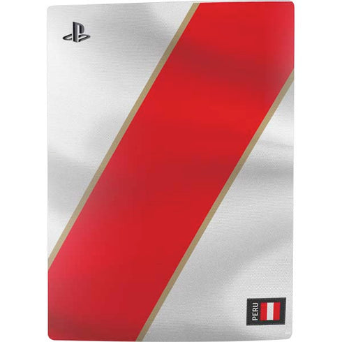 Peru Soccer Flag PS5 Digital Edition Console Skin